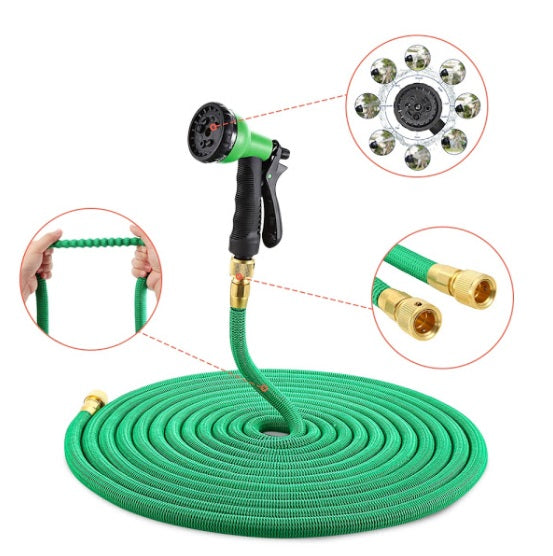 Furtun Extensibil de Gradina Magic Garden Hose 22.5M + Accesoriu de Stropit