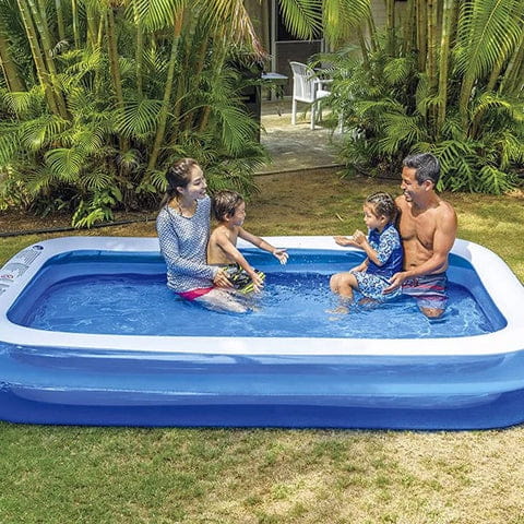 Piscina gonflabilă 200x150 cm, ideală pentru relaxare și joacă în curte și grădină