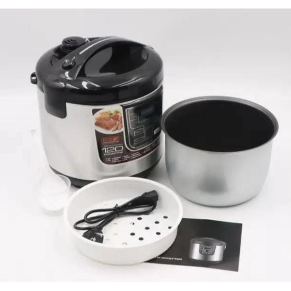 Poza cu multicooker R-166, design modern, ecran LED timer 24h, rapidă și ușoară