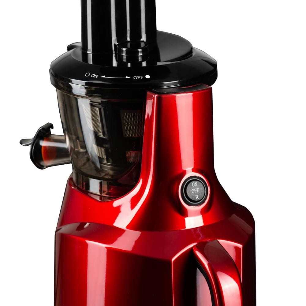 Storcator fructe Hausberg HB-7519RS prin presare la rece 150 W 400 ml Rosu