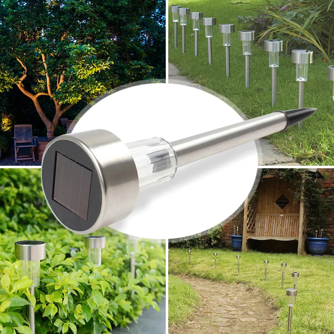 Set 10 Lampa Solara De Gradina Inox pentru iluminatul nocturn al gradinii este important