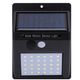 Lampa solara cu panou solar și senzor de mișcare, iluminare cu LED-uri pentru exterior