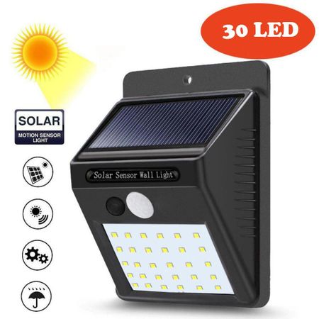 Lampa solara cu panou solar si senzor de miscare, iluminare eficienta in exterior