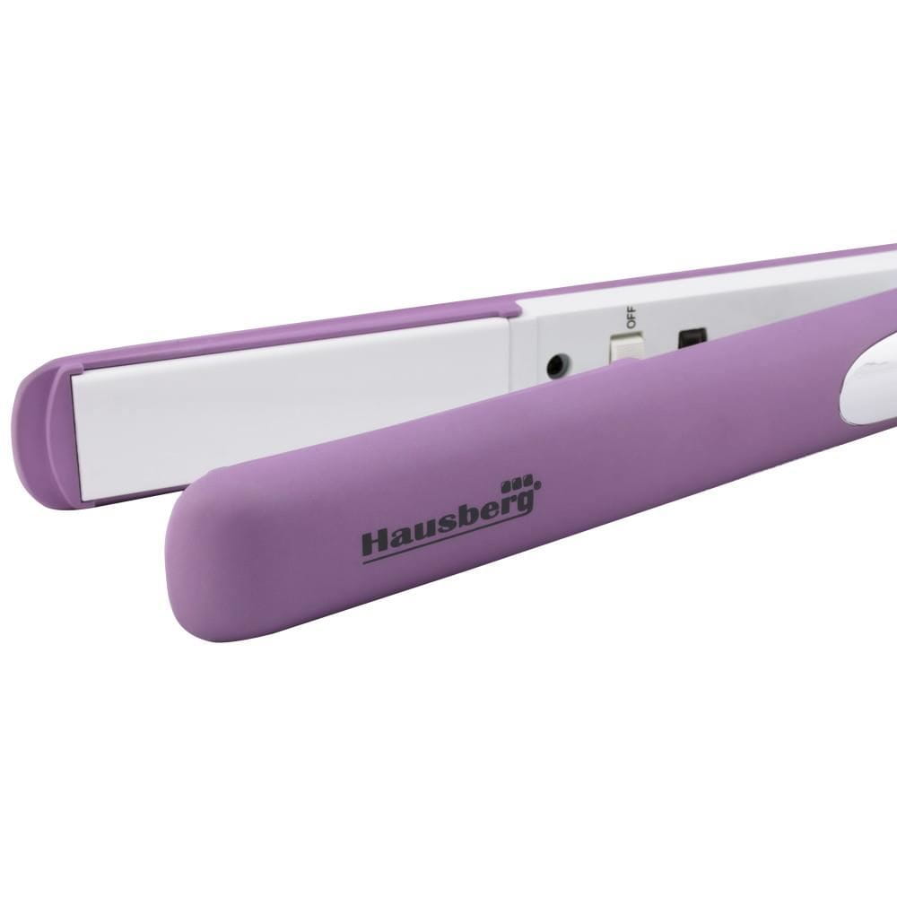 Placa de par 2 in 1 pentru ondulare si indreptare Hausberg HB32MV Putere 30W Incalzire rapida Mov