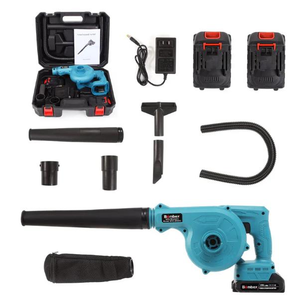 Suflanta Frunze fara Fir 880W 2 Acumulatori 48V 2 in 1 Suflare și Aspirare Putere Mare Autonomie Extinsa Control Viteza