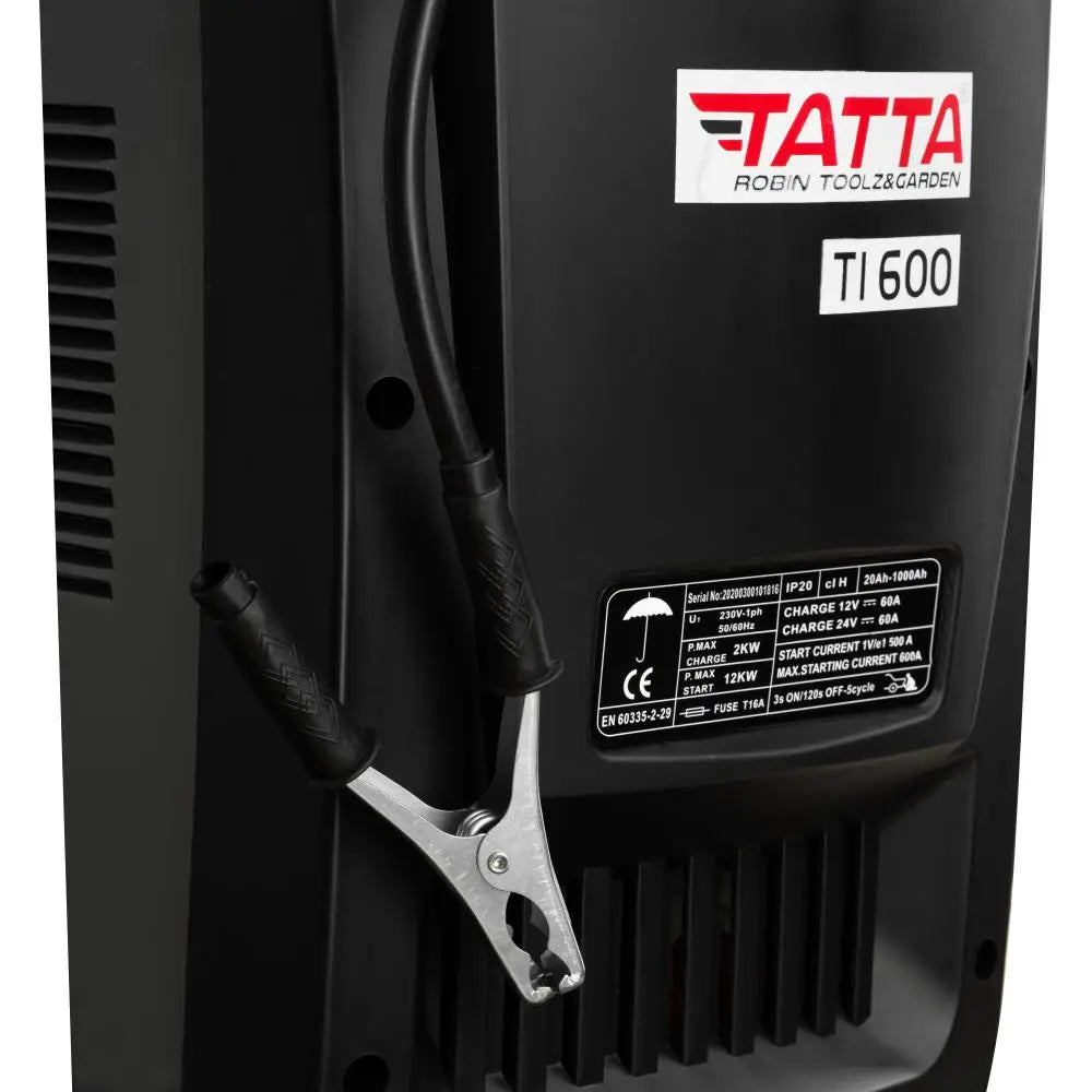 Robot de pornire auto Tatta TI600 Profesional curent de incarcare max 50A curent pornire 540A putere 2.0 KW