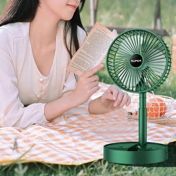 Ventilator electric portabil cu suport pentru telefon, masa LI Multifunctional, pliabil și silențios