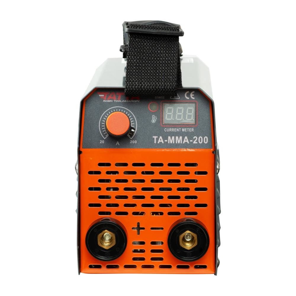 Aparat de sudura Tatta TA-MMA-200 putere absorbita 7.1 kVA eficienta85% electrod 1.6-3.2 mm accesorii incluse