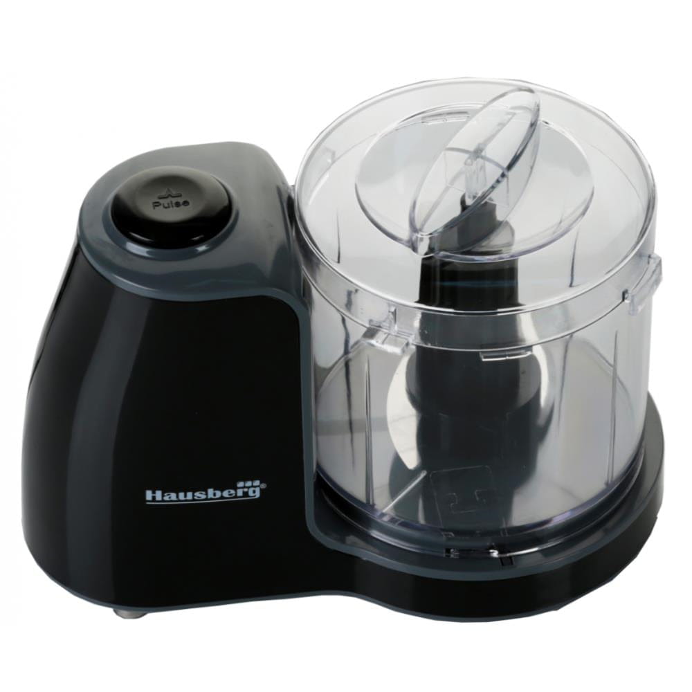 Tocator electric HAUSBERG HB-4508IN 500-700W 1 treapta de viteza 2 litri bol din plastic 8 cutite cu lame din otel