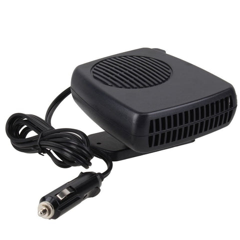 Aterizare Auto Heater Fan 12V cu adaptoare pentru brichetă, ideala pentru dezaburirea