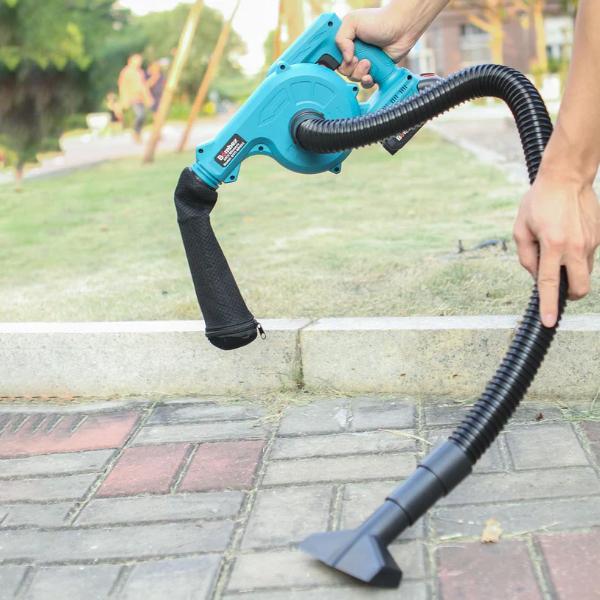 Suflanta Frunze fara Fir 880W 2 Acumulatori 48V 2 in 1 Suflare și Aspirare Putere Mare Autonomie Extinsa Control Viteza