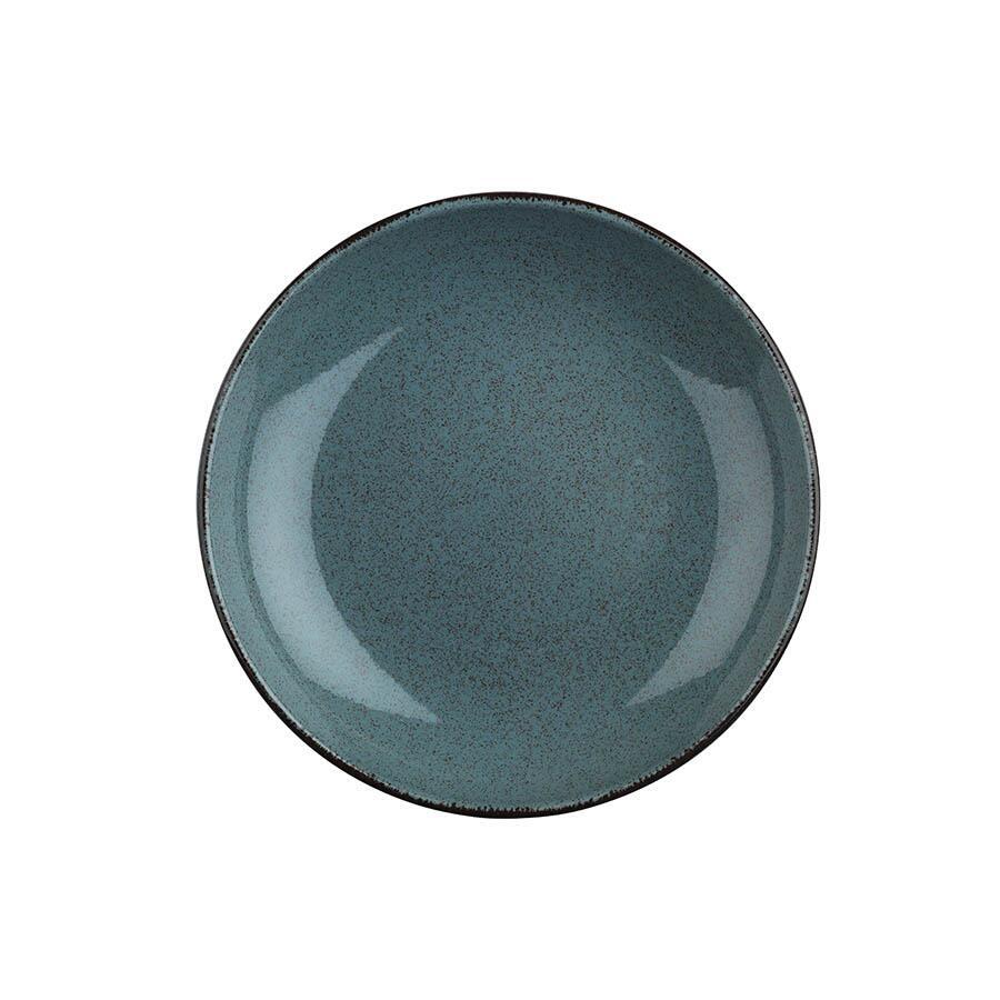 Vas din ceramică kutahya porselen color-x pentru masă kutahya porselen în albastru deep teal