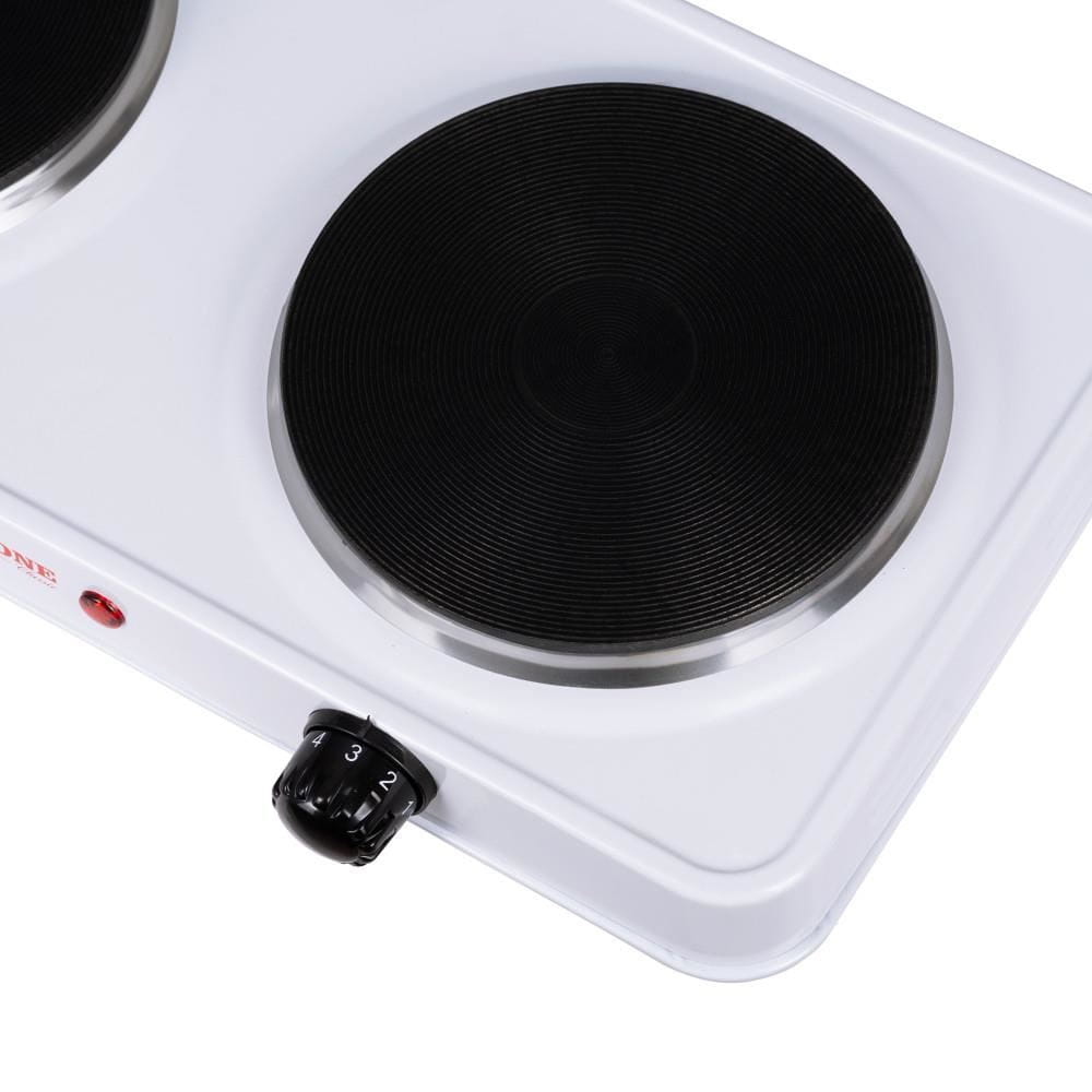 Plita electrica Ertone MN200AB 2000W 2 arzatoare Alb