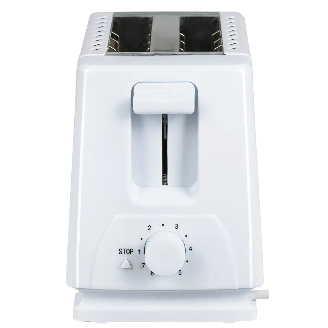 Prajitor de paine HAUSBERG HB-150AB 750W 7 setari 2 felii oprire automata picioare anti-alunecare Alb