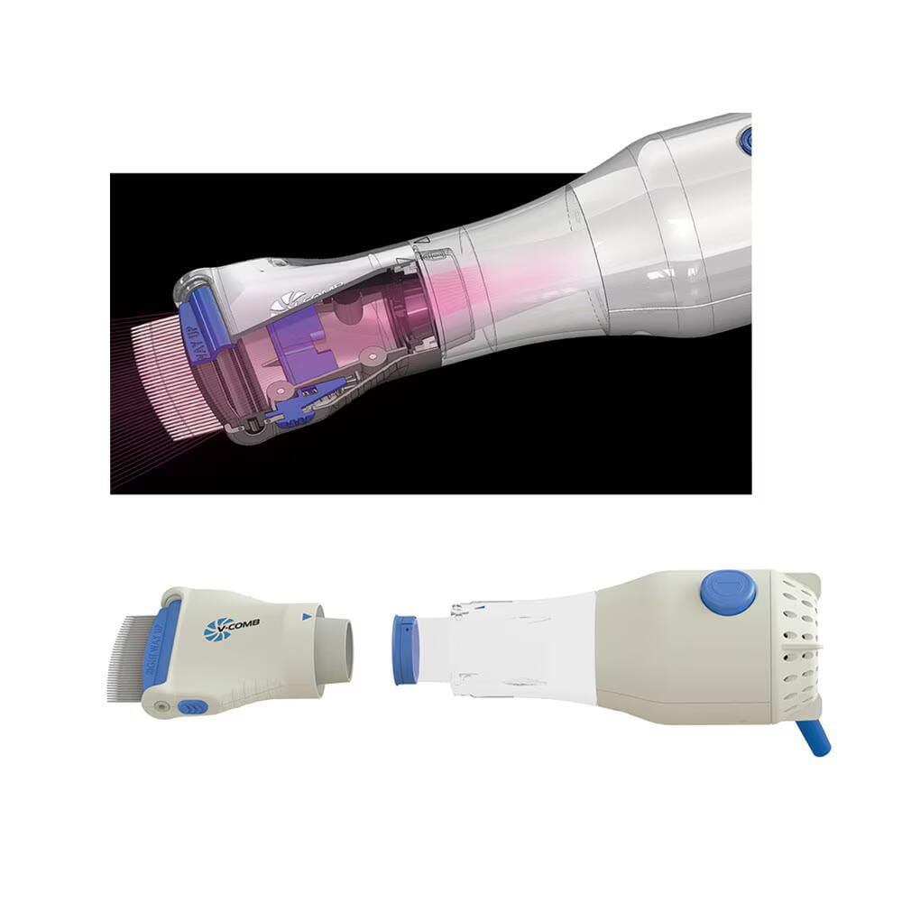 Pieptene cu vacuum Hausberg HB-18 impotriva paduchilor si parazitilor