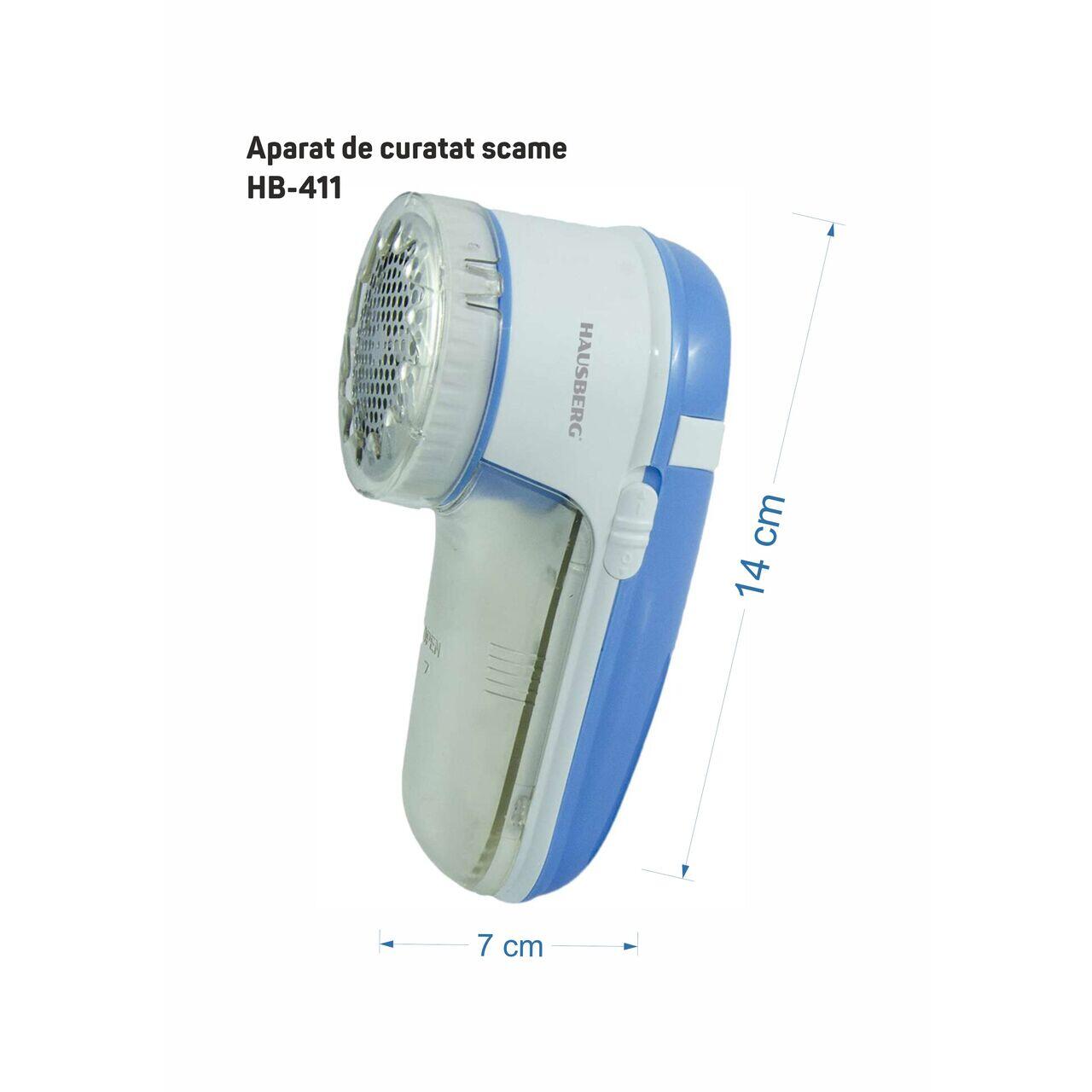 Aparat de curatat scame HB-411 3 w 2 baterii 3V Multicolor