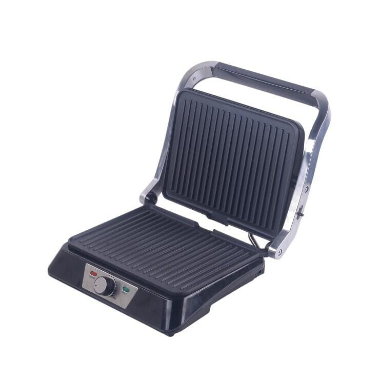 Sandwich maker & grill HAUSBERG HB-538IN 1850-2200W Termostat reglabil Placi acoperite cu granit Maner din aluminiu