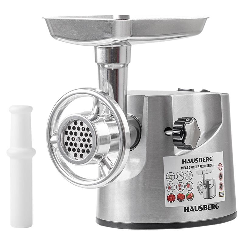 Masina tocat Hausberg HB-3445 3200W 2Kg/min Impingator legume Carcasa aluminiu Motor cupru