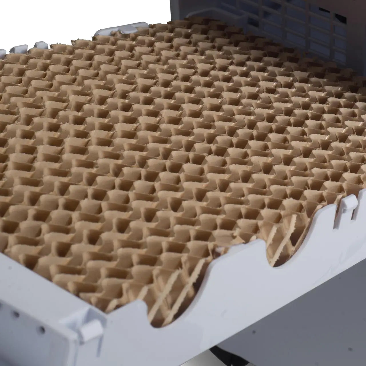 Racitor de aer portabil Hausberg HB-5963AB 55–80W rezervor 12L 3 viteze functie Turbo oscilatie 60° control mecanic alb