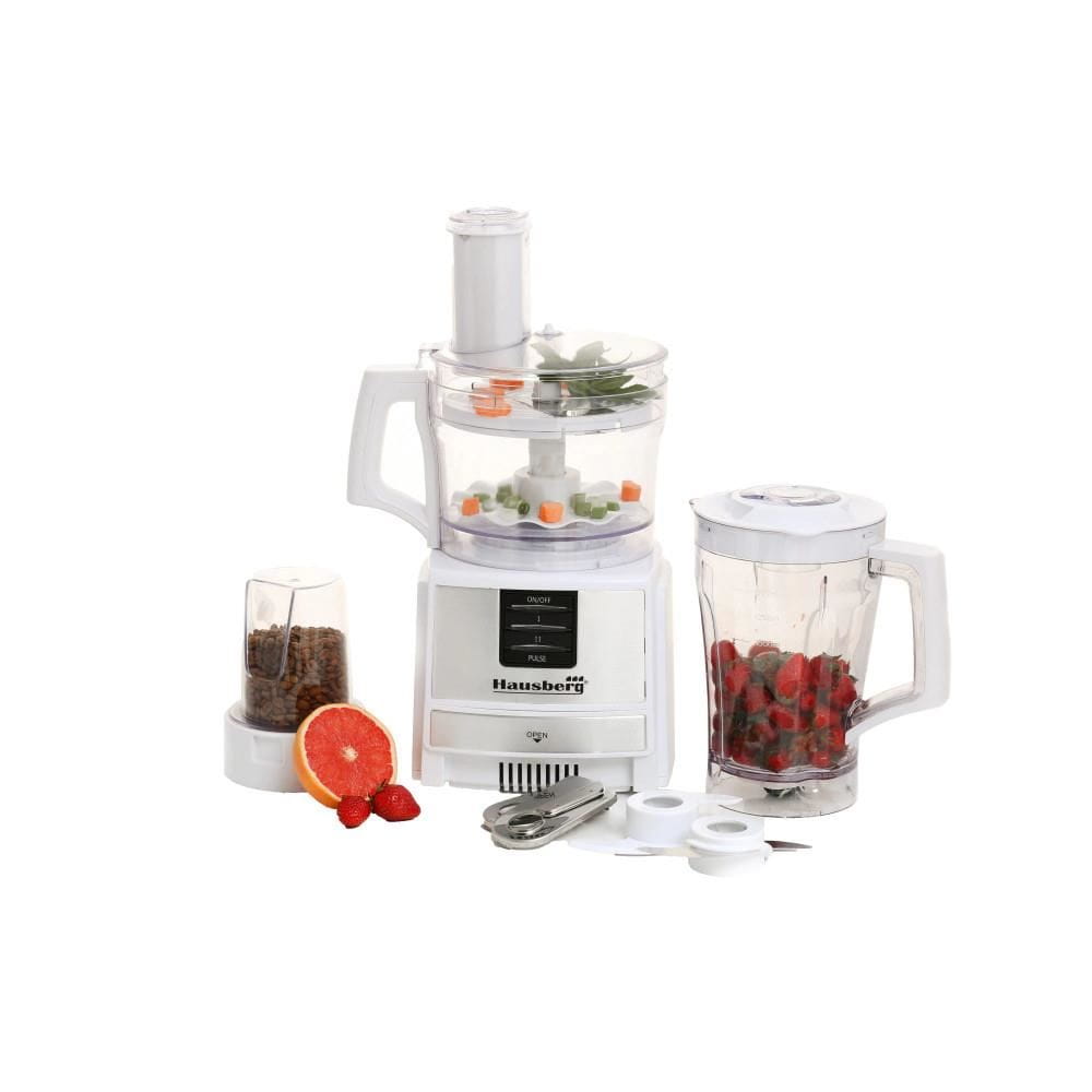 Robot de bucatarie 3 in 1 HB7522AB macinare taiere framantare si tocare 600 W Alb multifunction food procesor