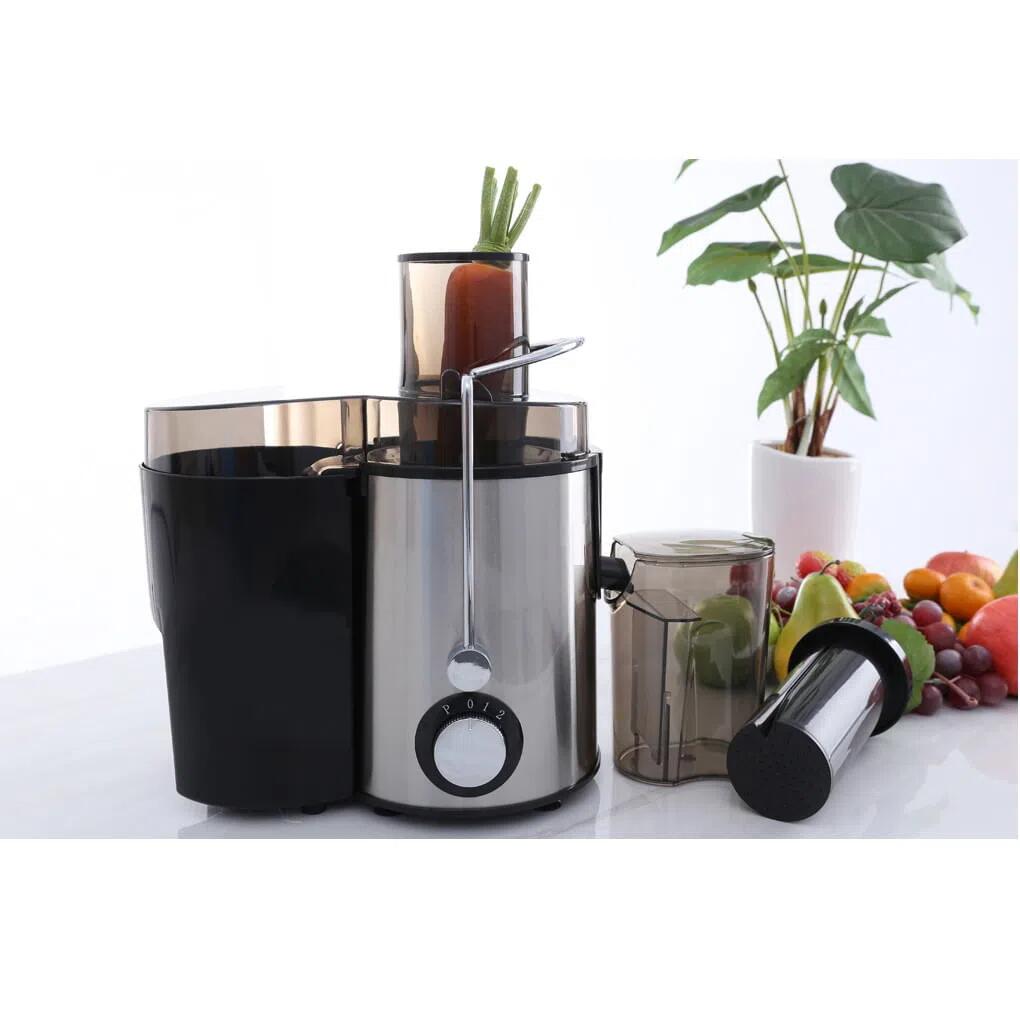 Storcator de fructe si legume Hausberg HB-7645 600 W 2 viteze + Turbo recipient pulpa 1 l recipient suc 550 ml