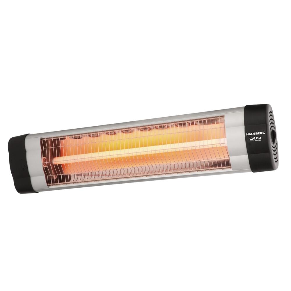 Radiator electric cu infrarosu Hausberg HB-8551AL 2500W 1 tub quartz control reglabil cu termostat mecanic protectie