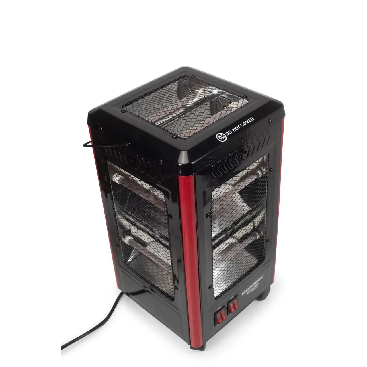 Radiator electric Hausberg HB-8802NG 2200W 5 niveluri de putere incalzire in 5 directii roti deplasare maner