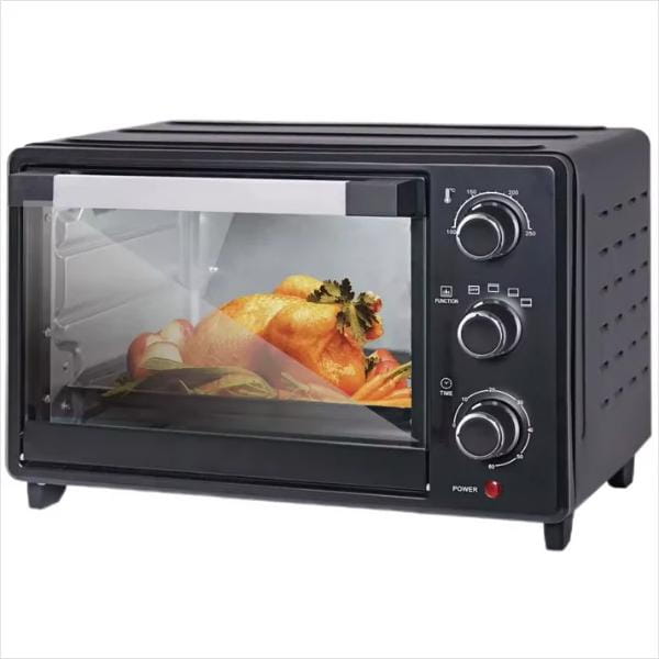 Cuptor electric multifuncțional Leihman cu temperatură reglabilă 100-320°C și rotisserie