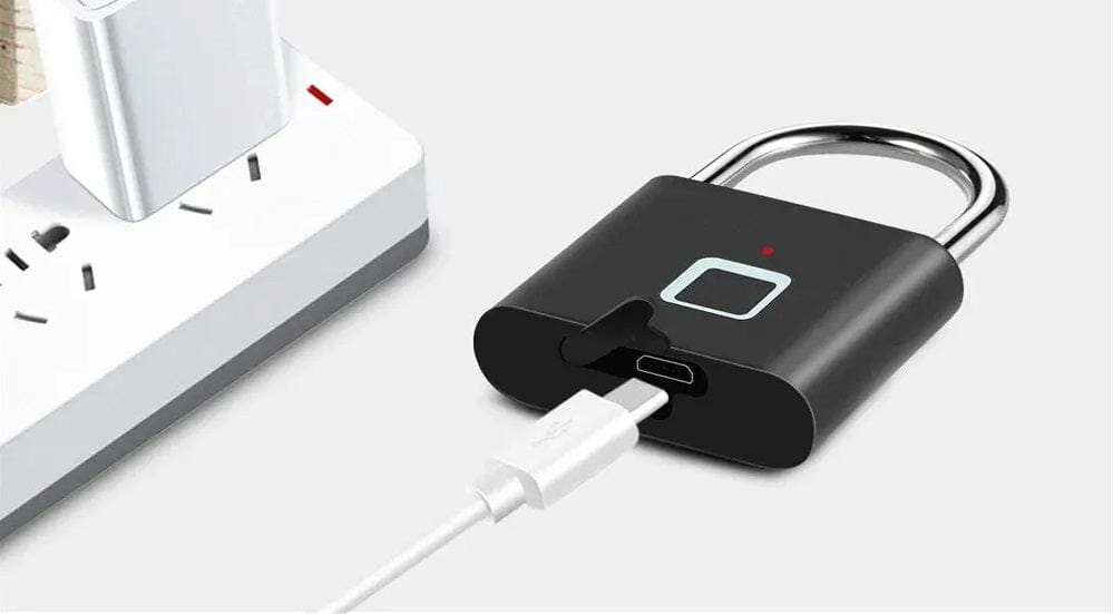 Lacat smart cu deblocare prin amprentă și încărcare USB, siguranță modernă