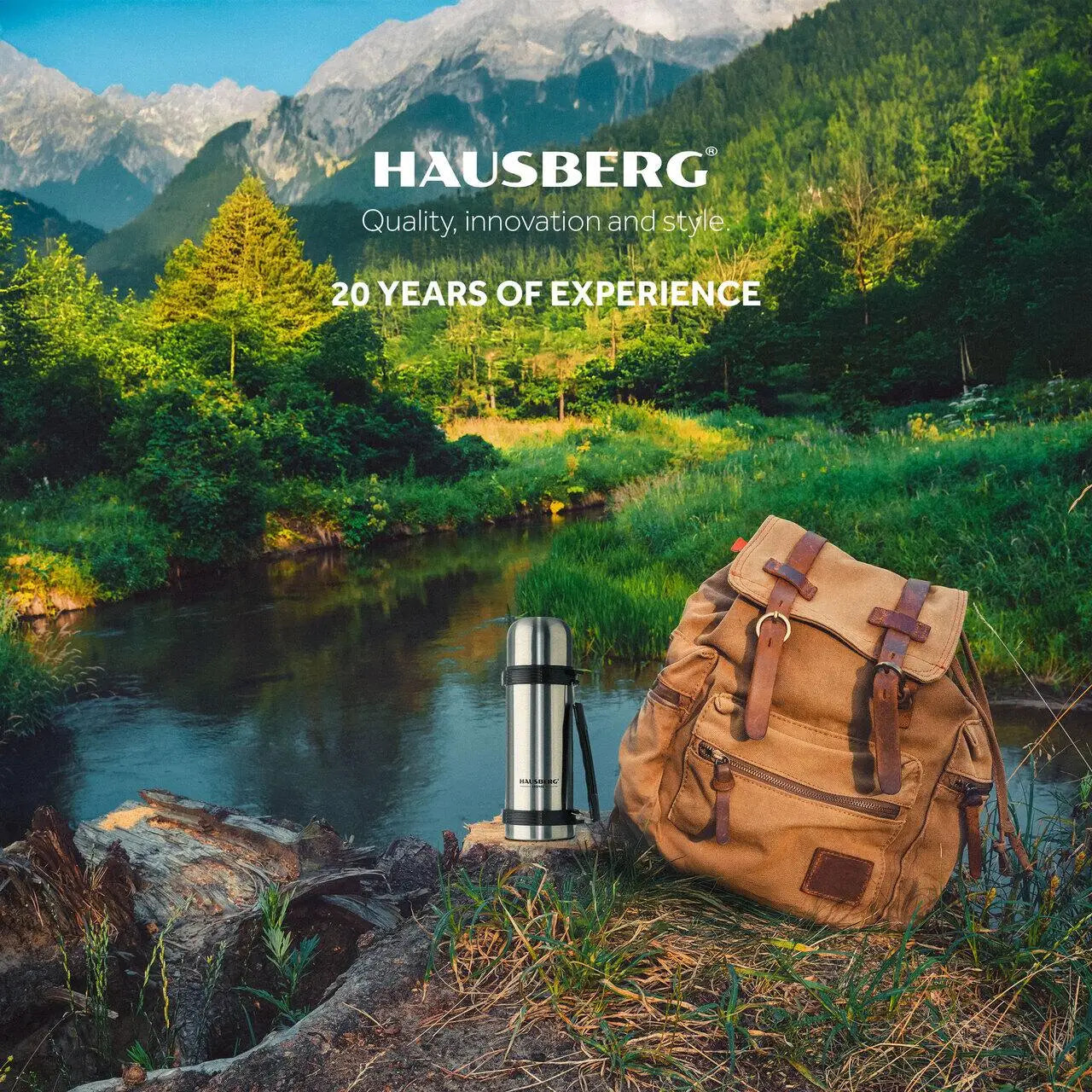 Termos Hausberg HB-H1458 capacitate 750ml material inox