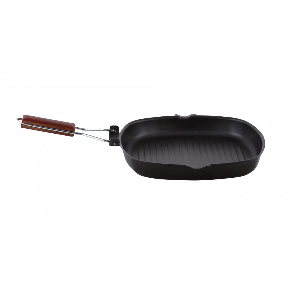 Tigaie GRILL Ertone ERT-MN-528 Material din Aluminiu turnat 28cm design ergonomic Negru