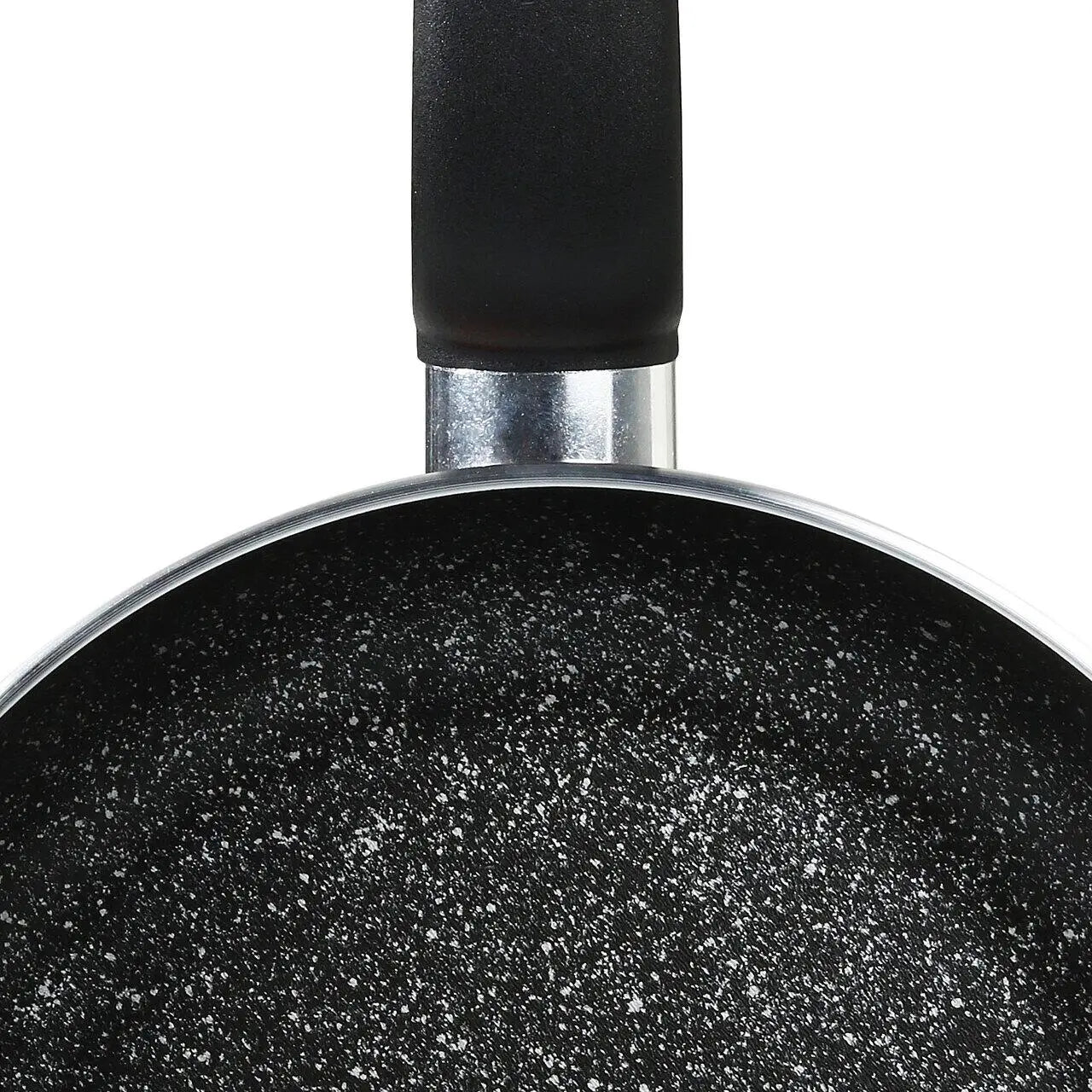 Tigaie antiaderenta Flonal Pepita Granit cu interior speckled negru și mâner negru