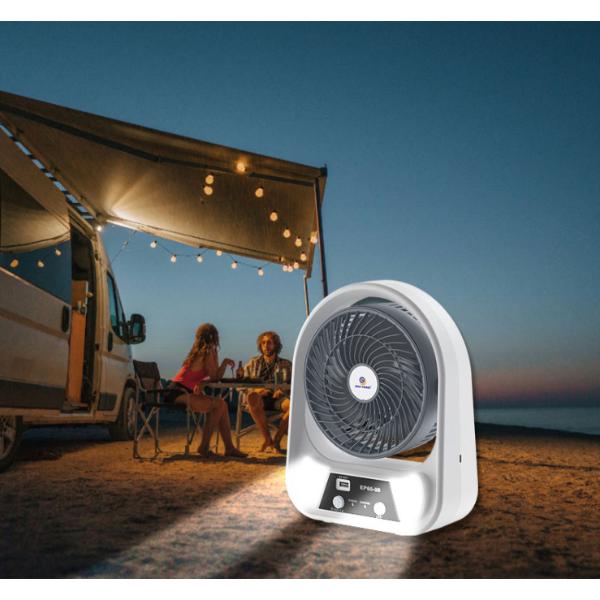 Ventilator solar portabil cu becuri led și lanternă, ideal pentru camping și excursii