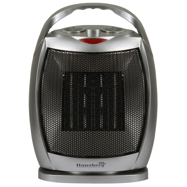 Aeroterma ceramica HAUSBERG HB-8770 1500W Termostat Reglabil 2 Viteze Functie Ventilator Siguranta Anti Cadere