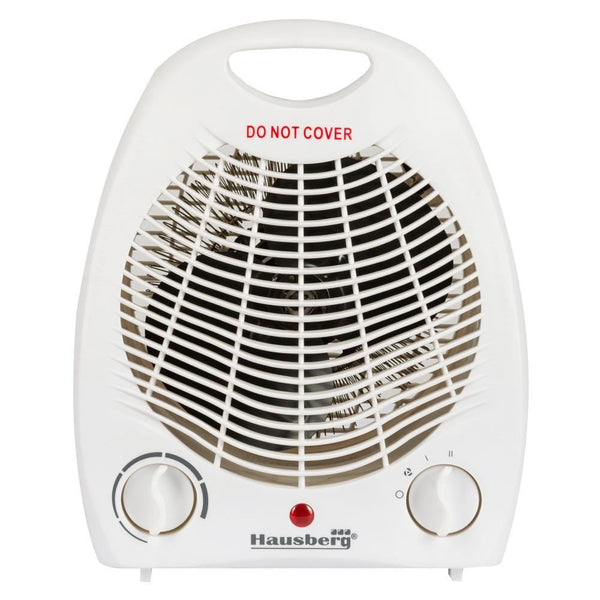 Aeroterma Hausberg HB-8501AB 2000 W 2 trepte de putere termostat reglabil Alb