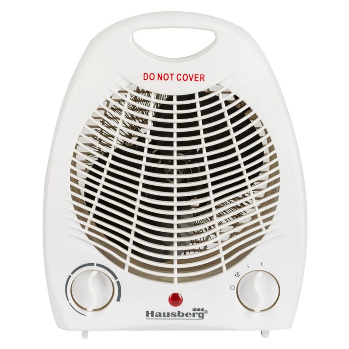 Aeroterma Hausberg HB-8501AB 2000 W 2 trepte de putere termostat reglabil Alb