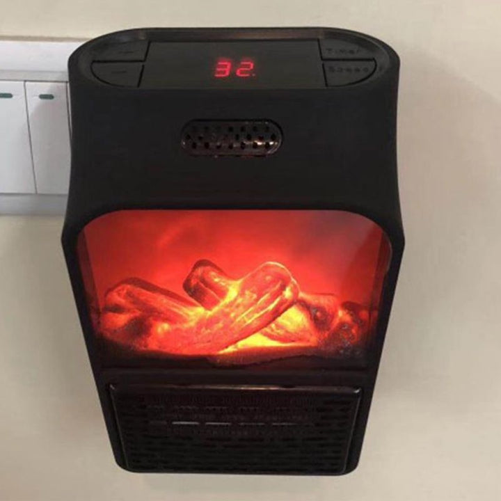 Aeroterma portabila Flame Heater 500 W 2 niveluri temperatura display digital
