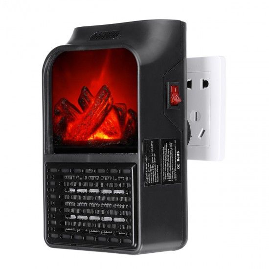 Aeroterma portabila Flame Heater 500 W 2 niveluri temperatura display digital