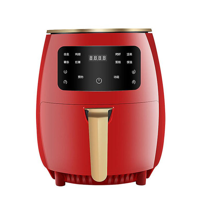 Air Fryer - Friteuza fara Ulei 6 Litri Display Digital 2400 W Functie de Coacere + Set 50 hartii de Copt