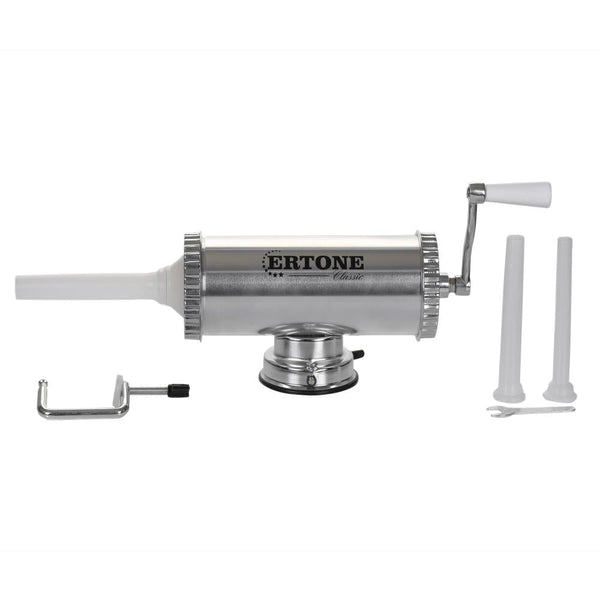 Aparat cu sprit pentru prepararea carnatilor capacitate 2.5 Kg aluminiu inoxidabil Argintiu