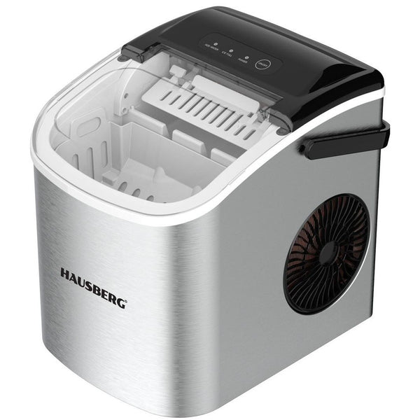 Aparat de preparat gheata HAUSBERG HB-6019IN capacitate vas apa 1.2 litri productie cuburi gheata 12-15 kg / 24 ore