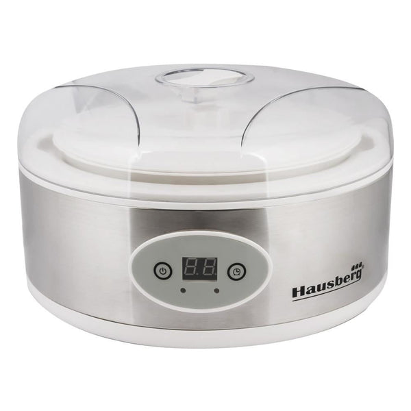 Aparat de preparat Iaurt Hausberg HB-2191 cu Display Led 7 Cani din Sticla de 200 ml 50 W