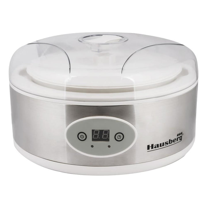 Aparat de preparat Iaurt Hausberg HB-2191 cu Display Led 7 Cani din Sticla de 200 ml 50 W