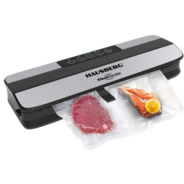 Aparat de vidat HAUSBERG HB-2645NG 120W 5 Butoane Latime maxima 30cm Capacitate 3,5-4L/min Negru-Argintiu