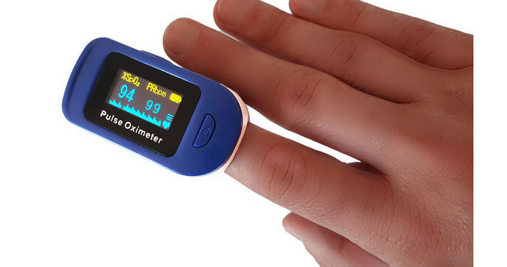 Aparat pentu Masurarea Pulsului si a Oxigenului cu Display LED Albastru - Sanatate si ingrijire