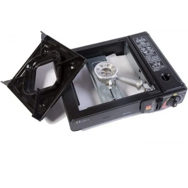 Aragaz Portabil Camping Aprindere Automata Alimentare prin Cartus Gaz Articole Casa