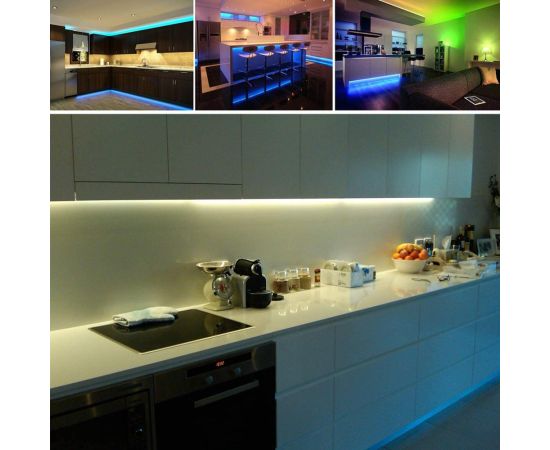 Banda led rgb multicolor cu telecomanda 20 M Articole Iluminat