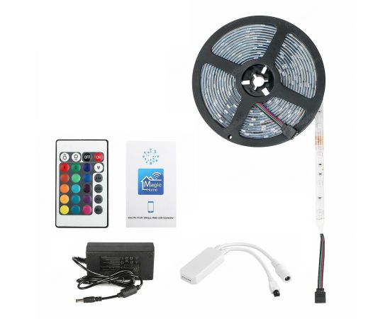 Banda led rgb multicolor cu telecomanda 20 M Articole Iluminat