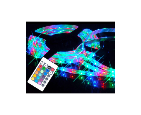 Banda led rgb multicolor cu telecomanda 20 M Articole Iluminat