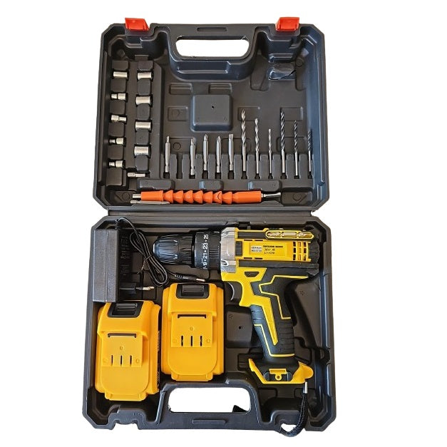 Bormasina Electrica 2 Acumulatori 36 V + 28 de Accesorii Incluse - Unelte si Scule